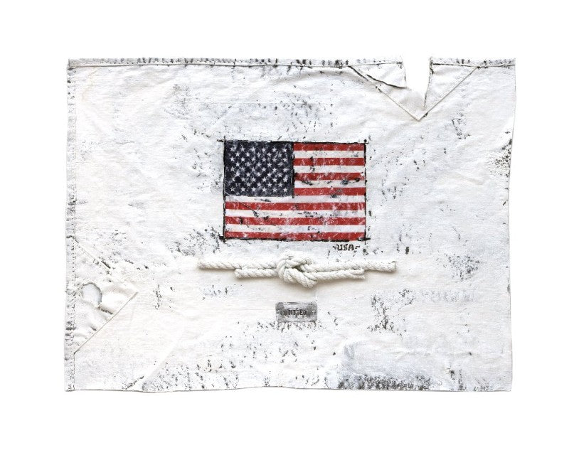 Emanuel - US flag on canvas